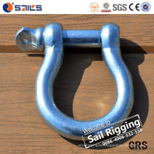 Carbon Steel Q235 Forged Galvanized European Bow Shackle